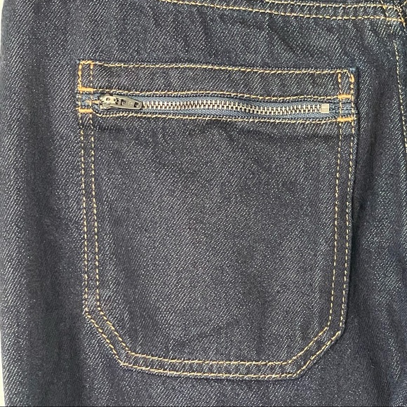 Banana Republic High-Rise Wide-Leg Zipper Pocket Alder Wash Jean 25 Regular - Picture 7 of 10